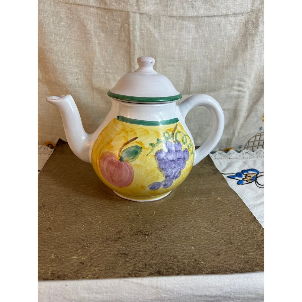 Beautiful Caleca Frutta Teapot . Multifruit,